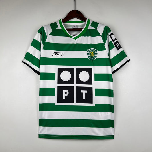 Retro 03-04 Sporting Lisbon Home Jersey - High-Quality Replica