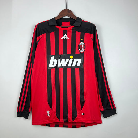 Retro 07/08 AC Milan Home Kit - High-Quality Replica