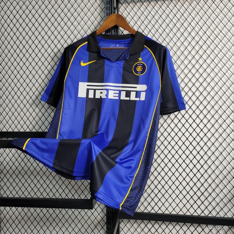 Retro 01-02 Inter Milan Home Jersey - High-Quality Replica