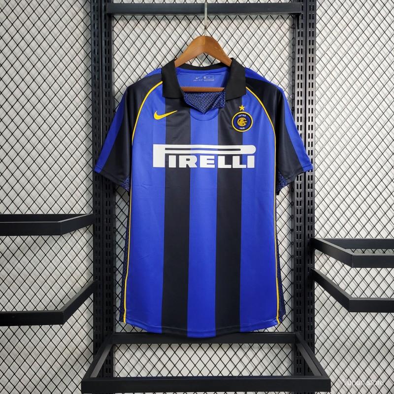 Retro 01-02 Inter Milan Home Jersey - High-Quality Replica