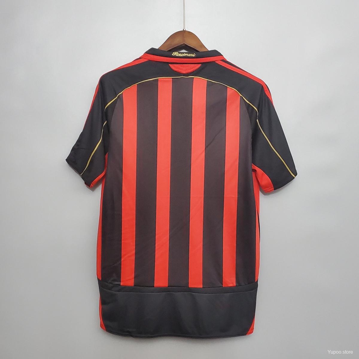 Retro 06/07 AC Milan Home Soccer Jersey - High-Quality Replica