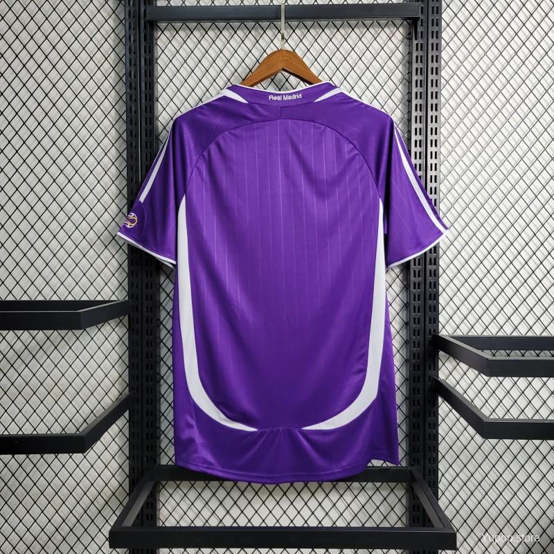 Retro 06/07 Real Madrid Third Purple Jersey - High-Quality Replica