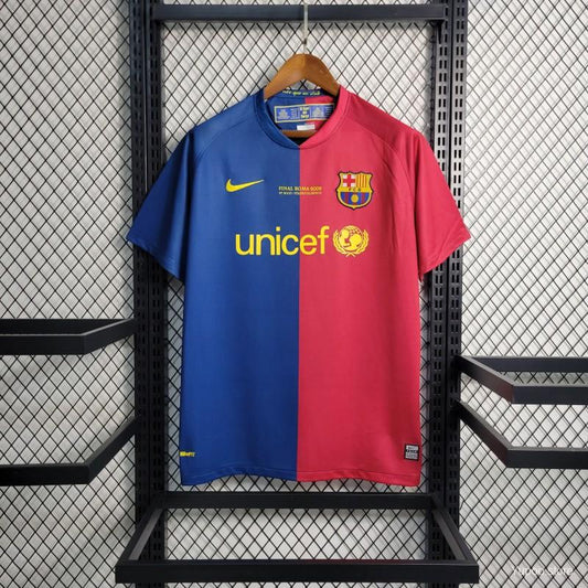 Retro 08-09 Barcelona Home Soccer Jersey - High-Quality Replica