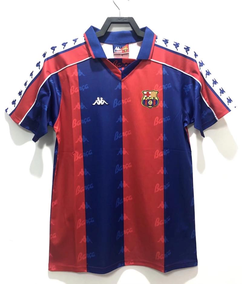 Retro 92/95 Barcelona Home Soccer Jersey - High-Quality Replica