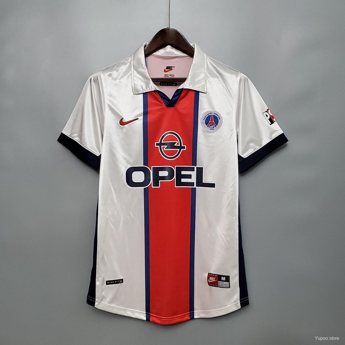 Retro 98/99 PSG Away Soccer Jersey - High-Quality Replica